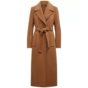 Ralph Lauren Belted Wrap coat sz 14 new with tags